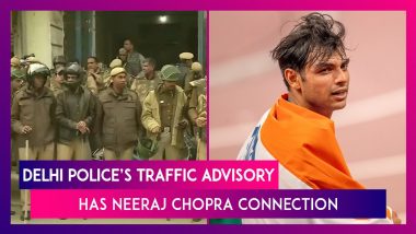 Delhi Police’s Traffic Advisory Has Javelin Star Neeraj Chopra Connection