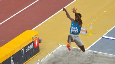 World Athletics Championships 2023: India’s National Record Holder Jeswin Aldrin Finishes 11th in Men’s Long Jump Final