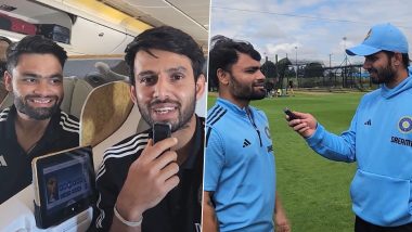 Rinku Singh, Jitesh Sharma Share Experience Of Traveling With Indian Cricket Team Ahead of IND vs IRE T20I Series 2023 (Watch Video)