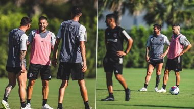 Jordi Alba Reunites With Lionel Messi and Sergio Busquets After Being Unveiled by Inter Miami (See Pics)