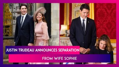 Canada Prime Minister Justin Trudeau Announces Separation From Wife Sophie After 18 Years Of Marriage