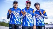 India Enter Final of Archery Women&rsquo;s Compound Team Event at Asian Games 2023 With Victory Over Indonesia, Assure Silver Medal