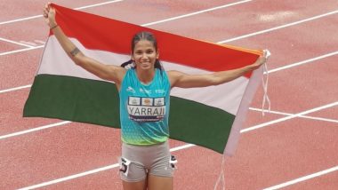 Jyothi Yarraji Breaks Own Women’s 100m Hurdles National Record To Win Bronze Medal in World University Games 2023