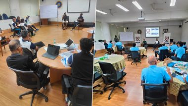 Sunil Chhetri, KL Rahul, Venky Mysore Interact With Participants of High-Performance Level 3 Coach Certificate Course at NCA (See Pics)