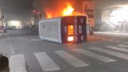 Kolkata Shocker: Child Crushed to Death by Speeding Truck, Angry Locals Torch Vehicles in Protest (Watch Videos)