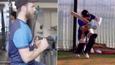 Kane Williamson Starts Training With New Zealand Team on His Road to Recovery Ahead of ICC World Cup 2023 (Watch Video)