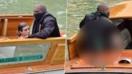 Kanye West Bares His Butt During Boat Ride in Venice With Wife Bianca Censori, Gives Onlookers Quite a Show (View Viral Pics)