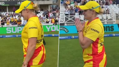 Katherine Sciver-Brunt Retires From Professional Cricket; England Great Does Lap of Honour After Her Career's Final Appearance at The Women’s Hundred 2023 (Watch Video)