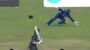 Kusal Mendis Pulls Off Stunning Catch To Dismiss Shakib Al Hasan During Bangladesh vs Sri Lanka Asia Cup 2023 Match (Watch Video)