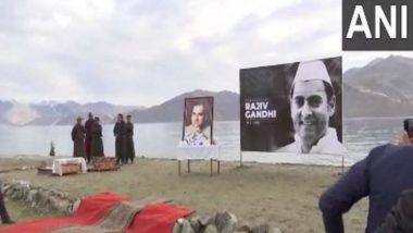 Rajiv Gandhi Birth Anniversary 2023: Rahul Gandhi To Pay Tribute to Former Prime Minister and His Father on His 79th Birth Anniversary in Ladakh Today