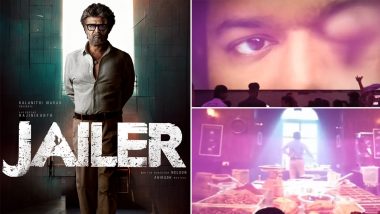 Jailer FDFS: Fans Scream With Joy As Thalapathy Vijay’s Leo Promo Gets Played During Rajinikanth’s Film’s Screening (Watch Viral Video)