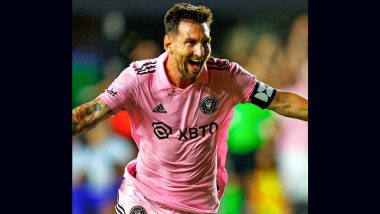 Lionel Messi Scores His Eighth Goal In Just Five Appearances For Inter Miami, Argentina Star Continues Scoring Streak Against Charlotte FC in Leagues Cup 2023 Quarterfinal