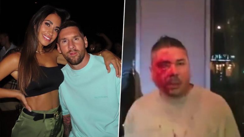 Man Beaten Up by Security After He Allegedly Tried To Photograph Lionel Messi and His Wife Antonela Roccuzzo at Miami Restaurant