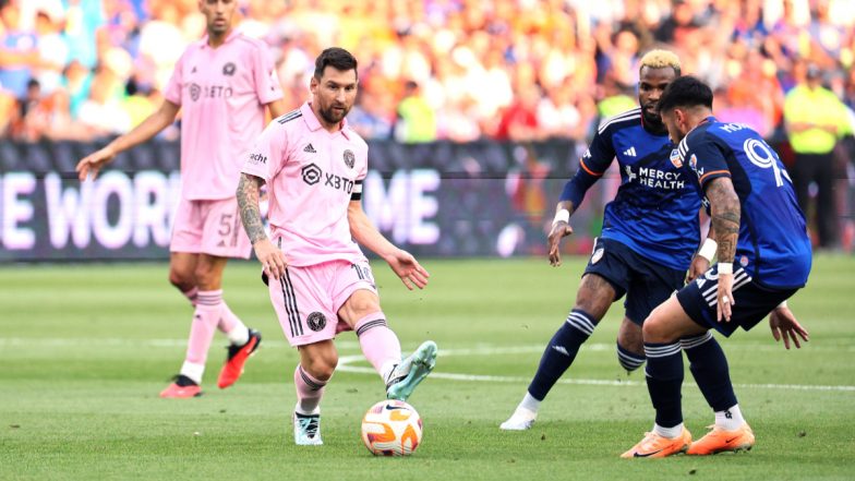 Lionel Messi Leads Inter Miami’s Comeback Against FC Cincinnati With Two Sensational Assists for Leonardo Campana in U.S.Open Cup 2023 Semifinal (Watch Videos)