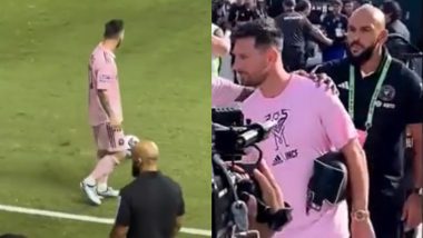 Meet Yassine Chueko, Lionel Messi’s Bodyguard Who Is Also a Former US Soldier and MMA Fighter; Viral Video Shows Him Following Inter Miami Star Everywhere!