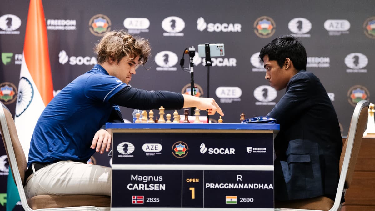 Title favourite Magnus Carlsen kicks off Qatar Masters Open with an easy  win