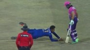 Maheesh Theekshana Shows Wonderful Reflexes To Take Catch off His Bowling During Colombo Strikers vs Jaffna Kings LPL 2023 Match (Watch Video)