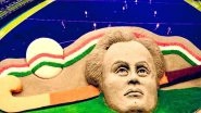 National Sports Day 2023: Sand Artist Sudarsan Pattnaik Creates&nbsp;Sculpture of Major Dhyan Chand, Pays Tribute to Indian Hockey Legend On His Birth Anniversary