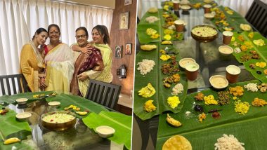 Onam 2023: Malaika Arora Shines in Ethnic Look as She Enjoys Onasadya With Her Family, Actress Shares Beautiful Pics On Insta!