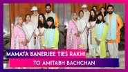 Mamata Banerjee Ties Rakhi To Amitabh Bachchan At Jalsa In Mumbai, Says &lsquo;Amit Ji Is Our Bharat Ratna&rsquo;; Meets Aishwarya Rai Bachchan & Others