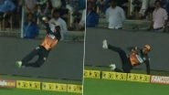 Manish Pandey Pulls of Incredible Fielding Effort To Stop a Six During Hubli Tigers vs Mysuru Warriors Maharaja Trophy KSCA T20 2023 Final (Watch Video)