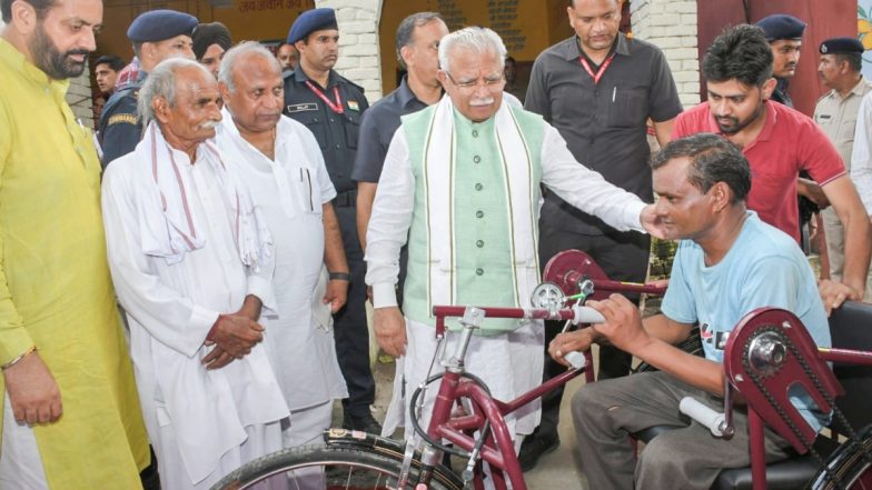 Haryana CM Manohar Lal Announces Increase in Income Limit Under Ayushman Bharat Yojana From Rs 1.80 Lakh to Rs 3 Lakh Per Annum