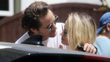 Monokini-Clad Margot Robbie and Husband Tom Ackerley Share Passionate Kiss During Their Greece Vacay (View Pics)