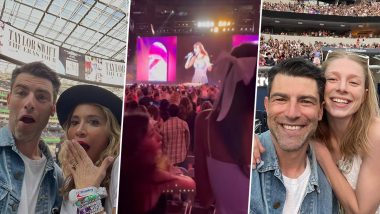 Max Greenfield Attends Taylor Swift’s Eras Tour With Wifey Tess Sanchez Greenfield and Hunter Schafer; Ugly Betty Actor Shares Pics and Videos From the Concert on Insta