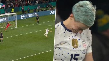 Megan Rapinoe Penalty Miss: Watch the Star USA Footballer Sky Spotkick During USA vs Sweden FIFA Women's World Cup 2023 Round of 16 Clash