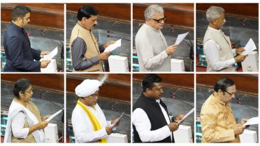 EAM S Jaishankar, Derek O’Brien Among Nine MPs Take Oath As Members of Rajya Sabha (Watch Video)