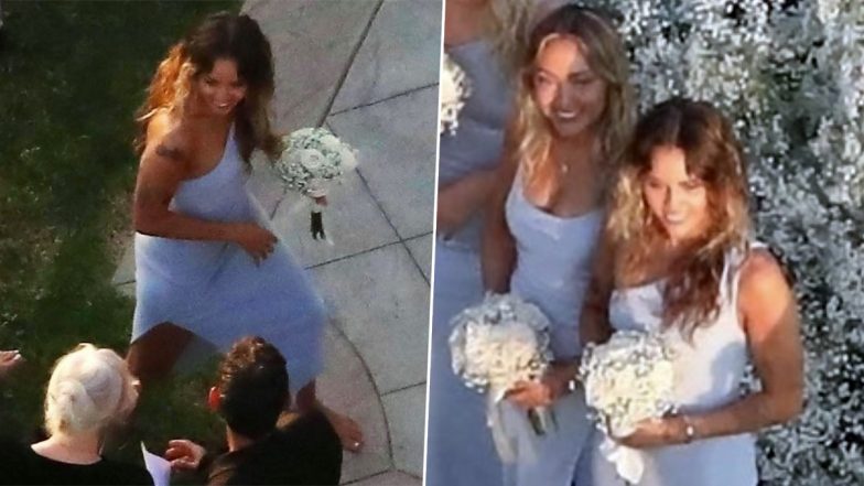 Miley Cyrus Turns Made Of Honour as Mom Tish Cyrus Ties Knot With Dominic Purcell (View Pics)