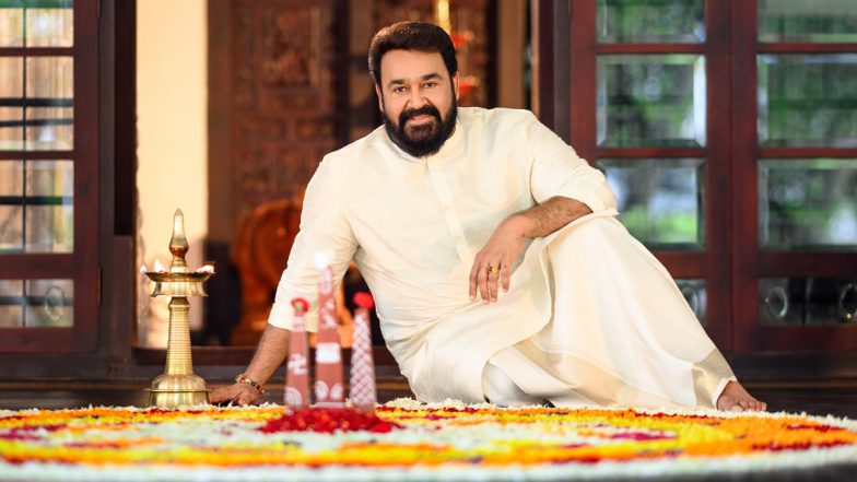 Onam 2023: Mohanlal Poses in Traditional Outfit and Extends Festive Greetings to Fans (View Pic)