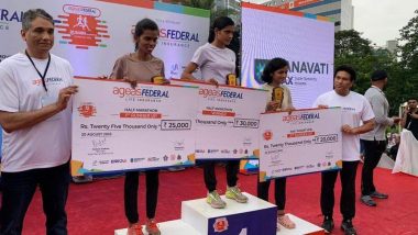 Mumbai Half Marathon 2023: Chhagan Bombale Retains Men’s Title, Haryana’s Bharti Wins Women’s Competition in the 7th Edition of the Ageas Federal Life Insurance Event