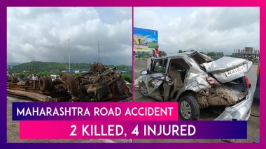 Maharashtra Road Accident: Two Killed As Container Overturns, Hits Cars On Mumbai- Pune Expressway