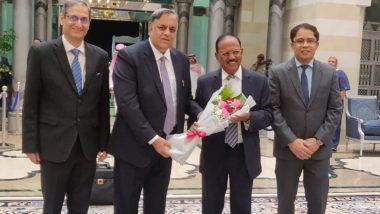 India Remains Active, Willing Partner to Find Solution to Russia-Ukraine Conflict, Says NSA Ajit Doval in Saudi Arabia