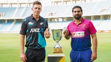 How to Watch United Arab Emirates vs New Zealand 1st T20I 2023 Live Streaming Online: Get Telecast Details of UAE vs NZ Cricket Match on TV With Time in IST