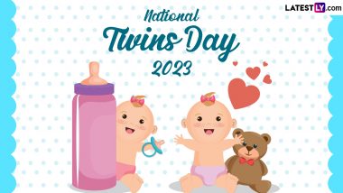 National Twins Day 2023 Wishes: WhatsApp Messages, Images, HD Wallpapers and SMS for the Day Dedicated to Twins