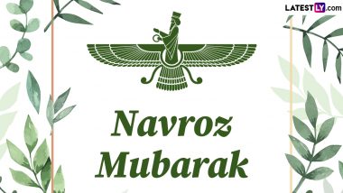 Navroz Mubarak 2023 Images & Parsi New Year HD Wallpapers for Free Download Online: Observe Jamshedi Navroz With WhatsApp Messages, Quotes and Greetings