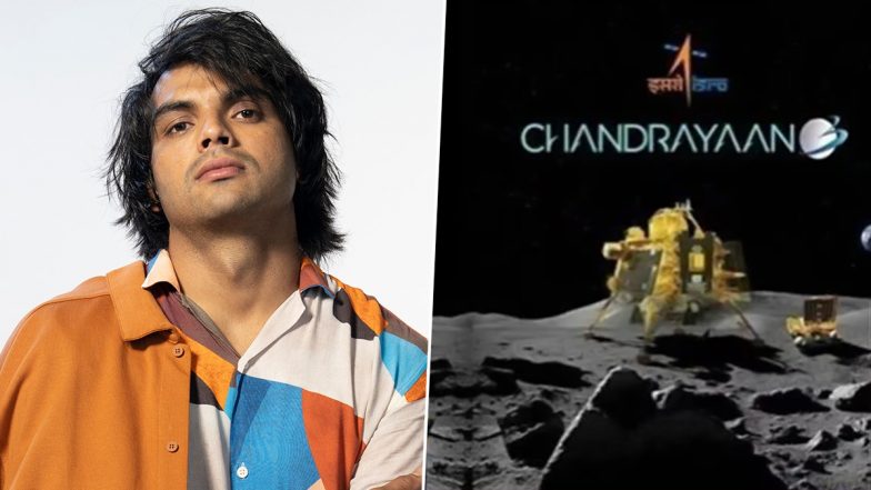 'Proud of ISRO' Neeraj Chopra Lauds Chandrayaan 3 Mission After Vikram Lander Module's Successful Landing On Lunar Surface (See Post)