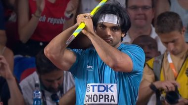 ‘Proud Moment for Country’ Says Neeraj Chopra’s Father Satish Kumar As He Celebrates His Son’s Gold Medal Triumph in World Athletics Championships 2023