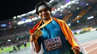 Neeraj Chopra at Asian Games 2023 Live Streaming Online: Get Live TV Telecast Details of Men’s Javelin Throw Final in Hangzhou