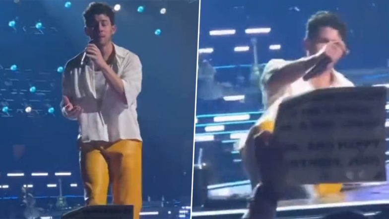 Nick Jonas Falls Off Stage While Performing In New York (Watch Video)