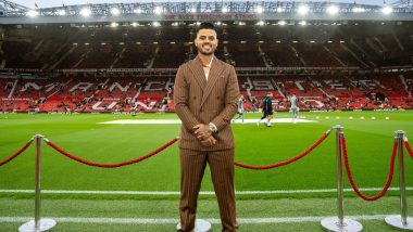 KKR Star Nitish Rana Attends Manchester United vs Wolves Premier League 2023 Match At Old Trafford (See Pic)