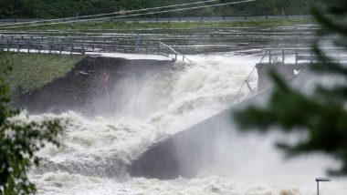 Norway Dam Burst Videos: Water Reservoir Partially Bursts After Days of Heavy Rain, Causes Flooding and Evacuations