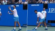 Novak Djokovic&rsquo;s Hilarious Impersonation of Maria Sharapova, Nick Kyrgios During US Open 2023 Training Session Will Leave You in Splits! Video Goes Viral