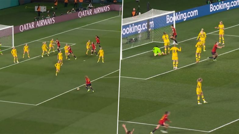 Olga Carmona Goal Video: Watch the Spanish International Score A Stunning Long Ranger to Help Spain Enter FIFA Women's World Cup 2023 Final