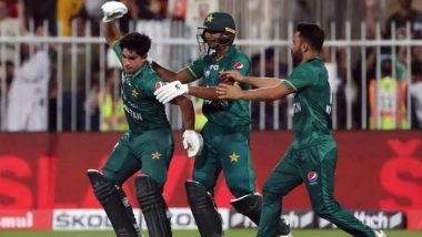 PAK vs AFG 2nd ODI 2023: Rahmanullah Gurbaz’s Ton in Vain As Pakistan Clinch Last-Over Thriller for One-Wicket Win Against Afghanistan