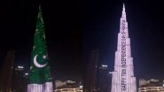 Burj Khalifa Lights Up With Pakistan Flag's Colour For Country's 76th Independence Day? World's Tallest Building Shares Video As Clip of Pakistanis in Dubai Getting Angry Over 'No Display' Goes Viral