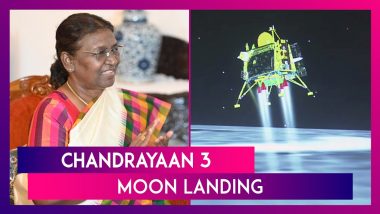 Chandrayaan 3 Moon Landing: President Droupadi Murmu, CJI DY Chandrachud, Congress Leader Rahul Gandhi Congratulate ISRO For Creating History