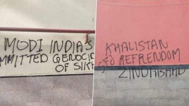 'Delhi Banega Khalistan' Slogans: Case Registered After Metro Stations Defaced With Pro-Khalistan Graffiti Ahead of G20 Summit
